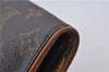 Authentic LOUIS VUITTON Monogram Pochette Twin PM Shoulder Bag M51854 LV 6737C