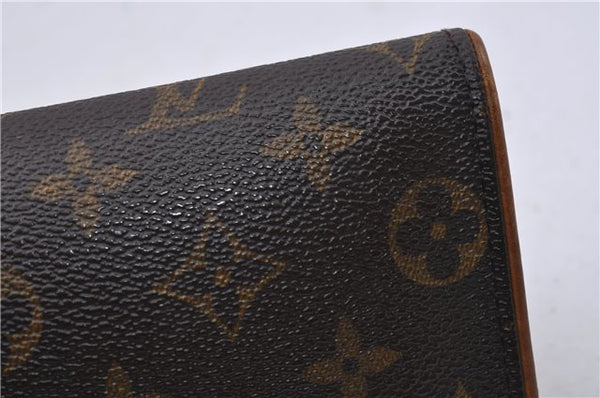 Authentic LOUIS VUITTON Monogram Pochette Twin PM Shoulder Bag M51854 LV 6737C
