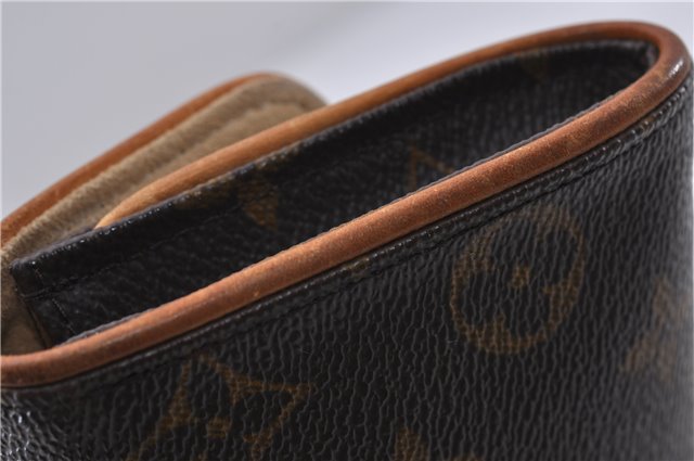 Authentic LOUIS VUITTON Monogram Pochette Twin PM Shoulder Bag M51854 LV 6737C