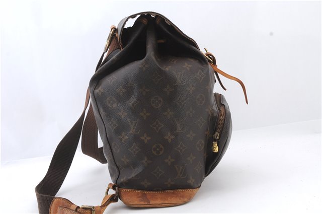 Authentic LOUIS VUITTON Monogram Montsouris GM Backpack M51135 LV 6738C