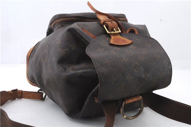 Authentic LOUIS VUITTON Monogram Montsouris GM Backpack M51135 LV 6738C