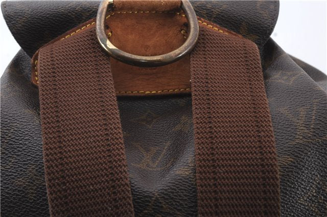Authentic LOUIS VUITTON Monogram Montsouris GM Backpack M51135 LV 6738C