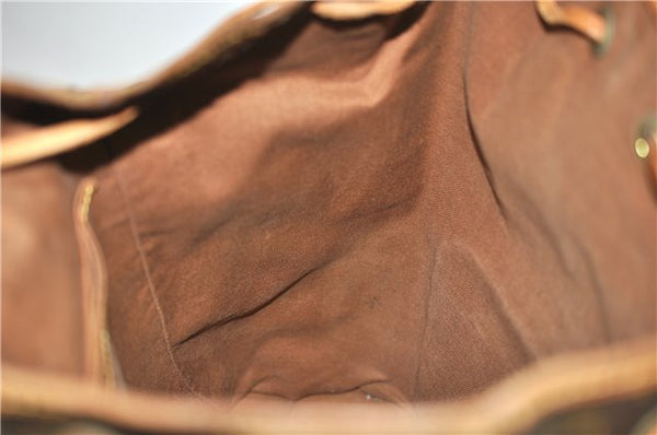 Authentic LOUIS VUITTON Monogram Montsouris GM Backpack M51135 LV 6738C