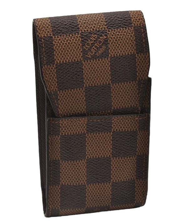 Authentic Louis Vuitton Damier Etui Cigarette Case N63024 LV 6738I