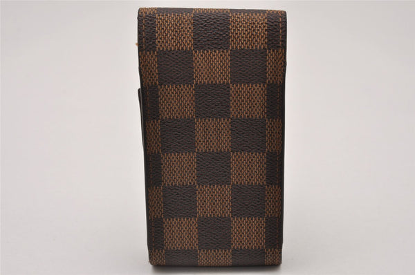 Authentic Louis Vuitton Damier Etui Cigarette Case N63024 LV 6738I