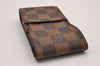 Authentic Louis Vuitton Damier Etui Cigarette Case N63024 LV 6738I
