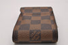 Authentic Louis Vuitton Damier Etui Cigarette Case N63024 LV 6738I