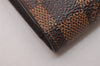 Authentic Louis Vuitton Damier Etui Cigarette Case N63024 LV 6738I