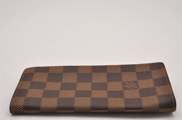 Authentic Louis Vuitton Damier Etui Lunettes Simple Glasses Case N62964 LV 6739I