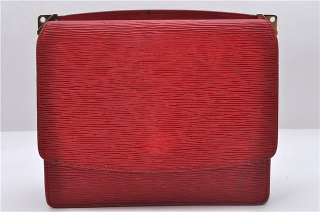 Authentic Louis Vuitton Epi Grenelle Shoulder Cross Body Bag Red M52367 LV 6740D