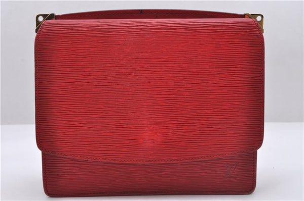 Authentic Louis Vuitton Epi Grenelle Shoulder Cross Body Bag Red M52367 LV 6740D