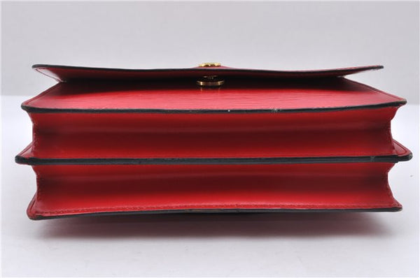 Authentic Louis Vuitton Epi Grenelle Shoulder Cross Body Bag Red M52367 LV 6740D