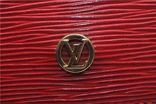 Authentic Louis Vuitton Epi Grenelle Shoulder Cross Body Bag Red M52367 LV 6740D
