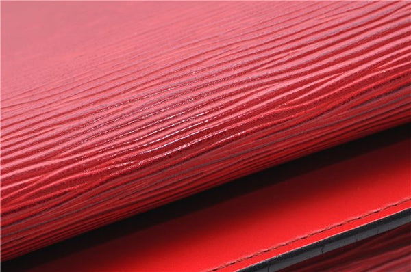 Authentic Louis Vuitton Epi Grenelle Shoulder Cross Body Bag Red M52367 LV 6740D