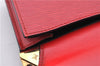 Authentic Louis Vuitton Epi Grenelle Shoulder Cross Body Bag Red M52367 LV 6740D