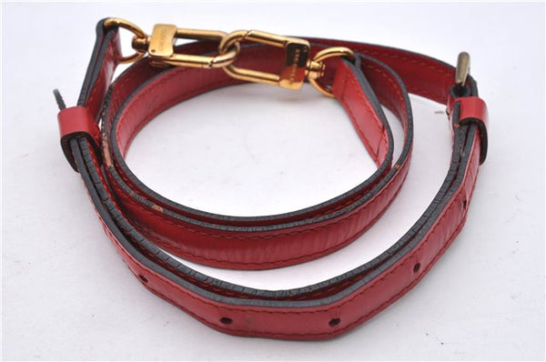 Authentic Louis Vuitton Epi Grenelle Shoulder Cross Body Bag Red M52367 LV 6740D