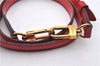Authentic Louis Vuitton Epi Grenelle Shoulder Cross Body Bag Red M52367 LV 6740D