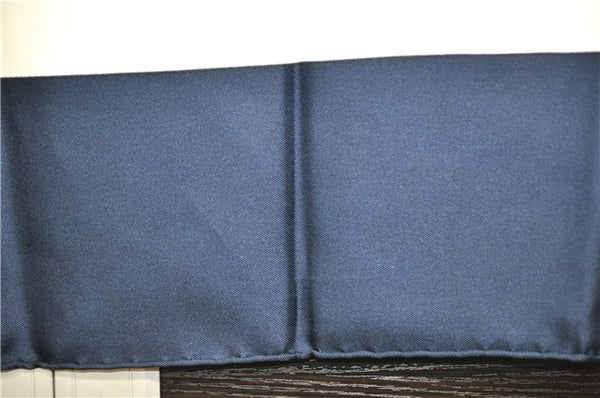 Authentic HERMES Carre 90 Scarf "BRIDES de GALA par" Silk Navy 6740E