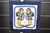 Authentic HERMES Carre 90 Scarf "BRIDES de GALA par" Silk Navy 6740E