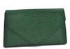 Authentic LOUIS VUITTON Epi Arts Deco Clutch Bag Green M52644 LV 6742C