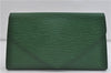 Authentic LOUIS VUITTON Epi Arts Deco Clutch Bag Green M52644 LV 6742C