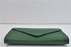 Authentic LOUIS VUITTON Epi Arts Deco Clutch Bag Green M52644 LV 6742C