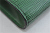 Authentic LOUIS VUITTON Epi Arts Deco Clutch Bag Green M52644 LV 6742C