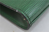 Authentic LOUIS VUITTON Epi Arts Deco Clutch Bag Green M52644 LV 6742C