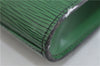 Authentic LOUIS VUITTON Epi Arts Deco Clutch Bag Green M52644 LV 6742C