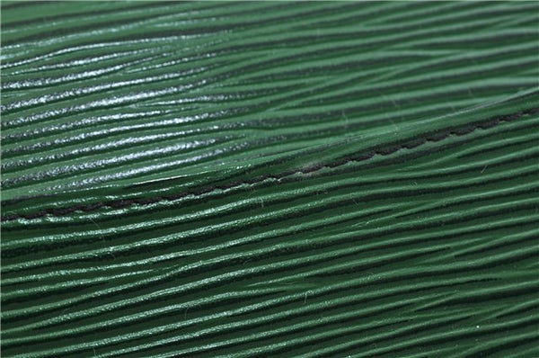 Authentic LOUIS VUITTON Epi Arts Deco Clutch Bag Green M52644 LV 6742C