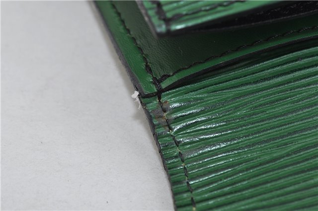 Authentic LOUIS VUITTON Epi Arts Deco Clutch Bag Green M52644 LV 6742C