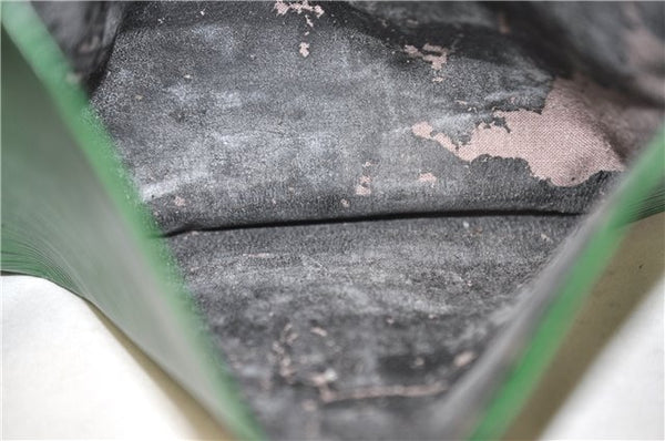 Authentic LOUIS VUITTON Epi Arts Deco Clutch Bag Green M52644 LV 6742C