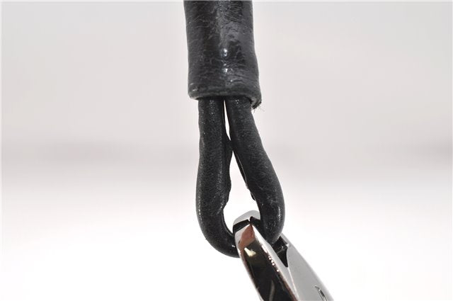 Authentic GUCCI Shoulder Hand Bag Purse GG Canvas Leather 115003 Black 6742D