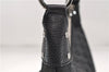 Authentic GUCCI Shoulder Hand Bag Purse GG Canvas Leather 115003 Black 6742D