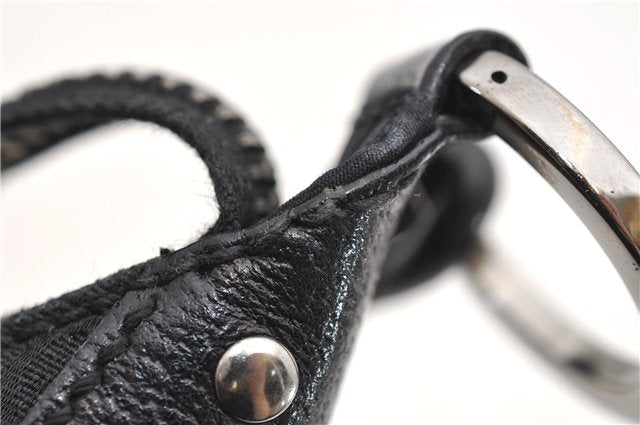 Authentic GUCCI Shoulder Hand Bag Purse GG Canvas Leather 115003 Black 6742D