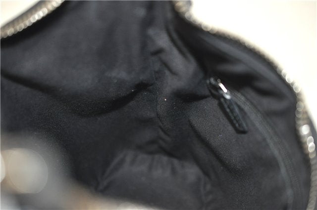 Authentic GUCCI Shoulder Hand Bag Purse GG Canvas Leather 115003 Black 6742D