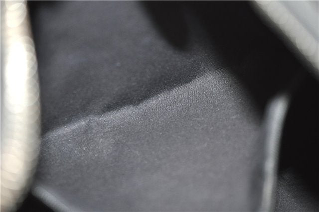 Authentic GUCCI Shoulder Hand Bag Purse GG Canvas Leather 115003 Black 6742D