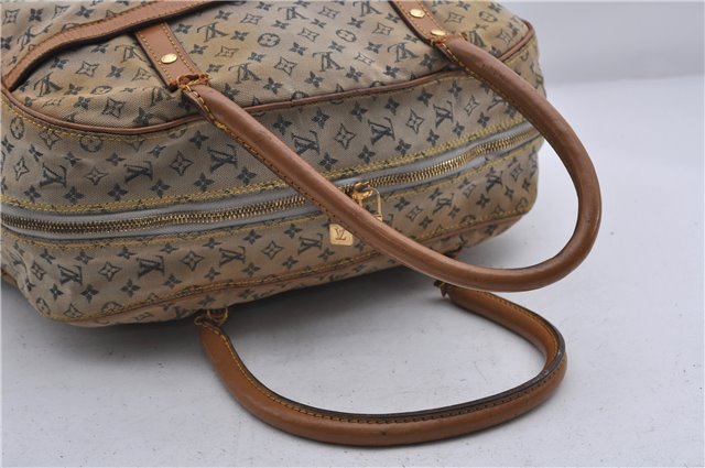 Auth LOUIS VUITTON Monogram Mini Marie Shoulder Bag Blue M92003 LV Junk 6745C