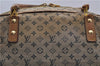 Auth LOUIS VUITTON Monogram Mini Marie Shoulder Bag Blue M92003 LV Junk 6745C