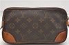 Auth Louis Vuitton Monogram Marly Dragonne PM Clutch Hand Bag M51827 LV 6745D