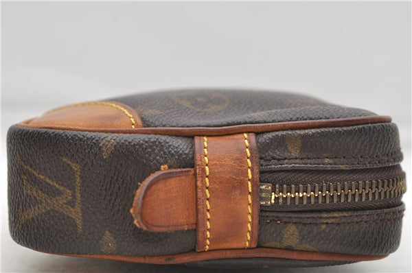 Auth Louis Vuitton Monogram Marly Dragonne PM Clutch Hand Bag M51827 LV 6745D