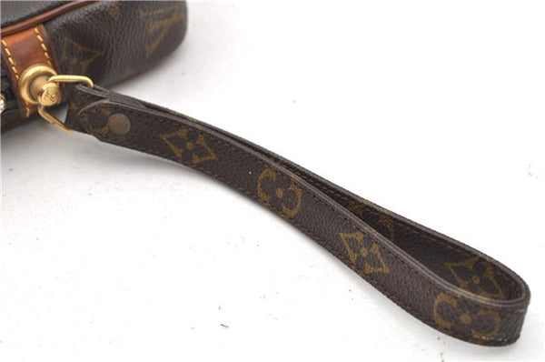 Auth Louis Vuitton Monogram Marly Dragonne PM Clutch Hand Bag M51827 LV 6745D