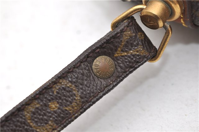 Auth Louis Vuitton Monogram Marly Dragonne PM Clutch Hand Bag M51827 LV 6745D