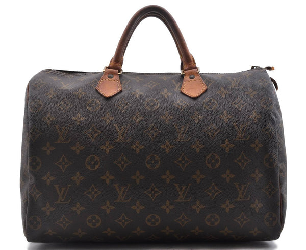 Authentic LOUIS VUITTON Monogram Speedy 35 Hand Bag Purse M41524 LV 6746C