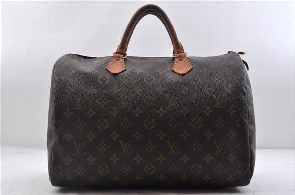 Authentic LOUIS VUITTON Monogram Speedy 35 Hand Bag Purse M41524 LV 6746C