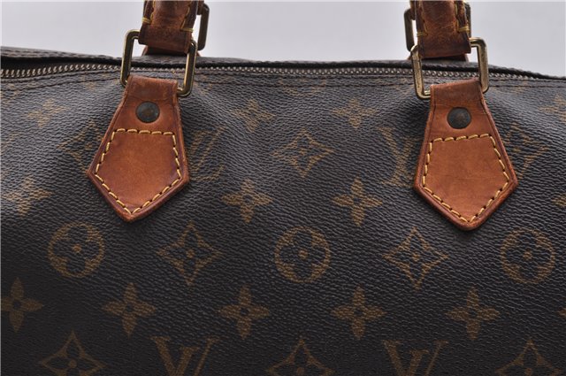 Authentic LOUIS VUITTON Monogram Speedy 35 Hand Bag Purse M41524 LV 6746C