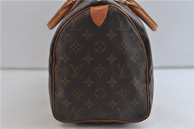 Authentic LOUIS VUITTON Monogram Speedy 30 Hand Bag M41526 LV 6747C