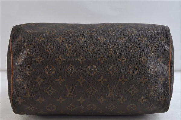 Authentic LOUIS VUITTON Monogram Speedy 30 Hand Bag M41526 LV 6747C