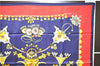 Authentic HERMES Carre 90 Scarf "PARURES DES SABLES" Silk Navy 6748D