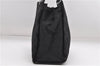 Authentic GUCCI Bamboo Tote Hand Bag Nylon Leather 0021010 Black 6749D